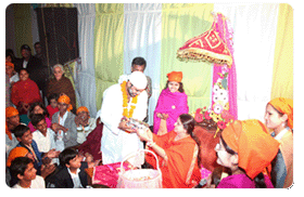 Meditation and discourse session